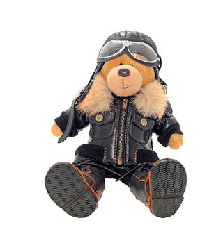 Необычный подарок медведь пилот авиа