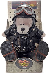 Необычный подарок сувенир подарок медведь мотоциклист рокер