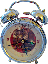 Будильники колокольчик с логотипом (символикой) - БУНКЕР-42