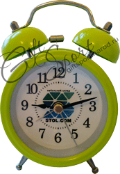 Будильники колокольчик с логотипом (символикой) - STOL.Com