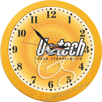 Настенные часы с логотипом компании